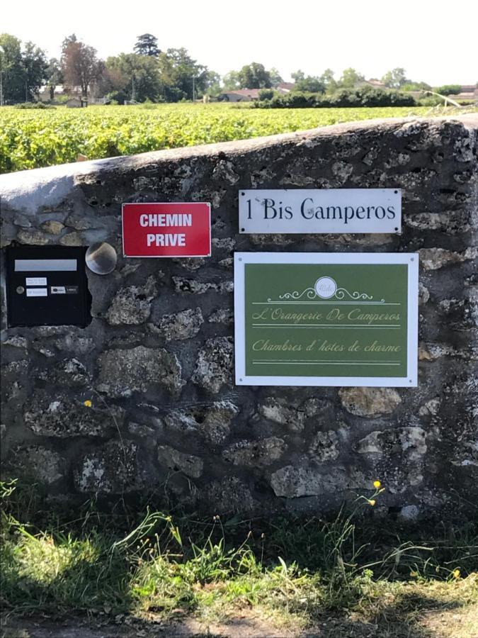 L'Orangerie de Camperos Bed & Breakfast Barsac  Bagian luar foto